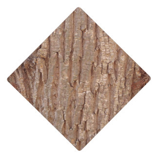 tree bark graduation cap topper