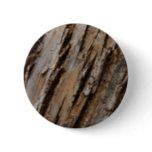 Tree Bark I Natural Abstract Textured Design Button