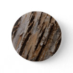 Tree Bark I Natural Abstract Textured Design Button