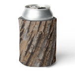 Tree Bark I Natural Abstract Textured Design Can Cooler