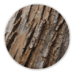 Tree Bark I Natural Abstract Textured Design Ceramic Knob