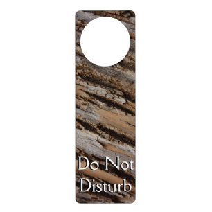 Tree Bark I Natural Abstract Textured Design Door Hanger