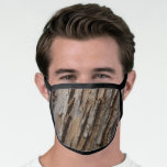 Tree Bark I Natural Abstract Textured Design Face Mask