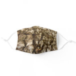 Tree Bark II Natural Abstract Textured Design Adult Cloth Face Mask