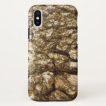 Tree Bark II Natural Textured Design iPhone X Case