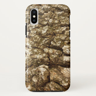 Tree Bark II Natural Textured Design iPhone X Case