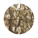 Tree Bark II Natural Textured Design Ornament