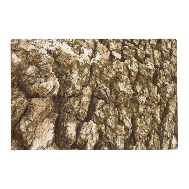 Tree Bark II Natural Textured Design Placemat (Front)