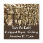 Tree Bark II Natural Textured Design Save the Date