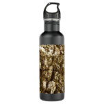 Tree Bark II Natural Textured Design Stainless Steel Water Bottle