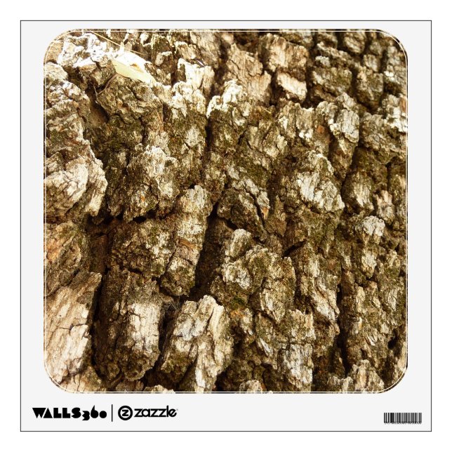 Tree Bark II Natural Textured Design Wall Sticker (Front)