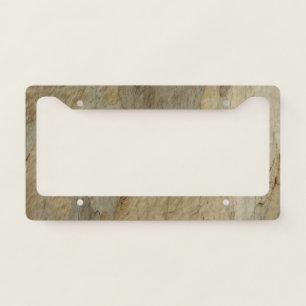 Tree Bark III Natural Abstract Textured Design License Plate Frame