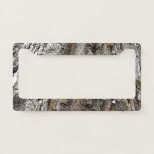Tree Bark IV Abstract Nature License Plate Frame