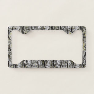 Tree Bark License Plate Frame