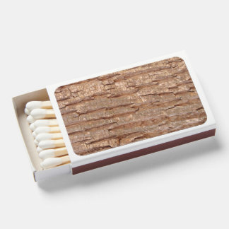 tree bark matchboxes