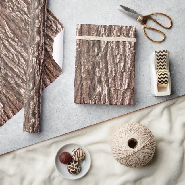 Tree Bark Nature Pattern Wrapping Paper (Crafts)