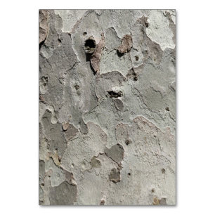 Tree bark pattern table number
