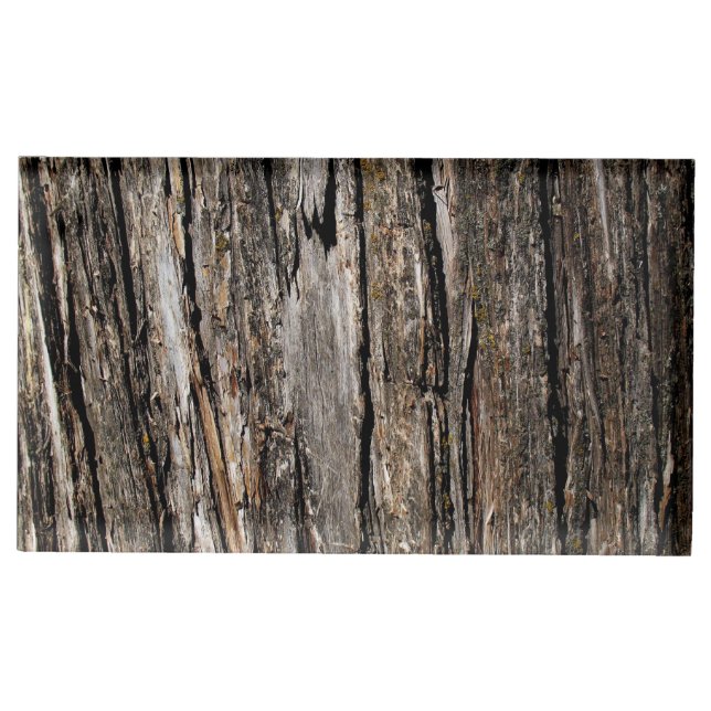 Tree Bark Place Card Holder (Front)