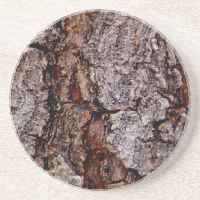 tree bark sandstone coaster (Front)