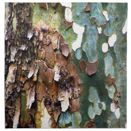 Tree Bark Texture Cloth Napkins