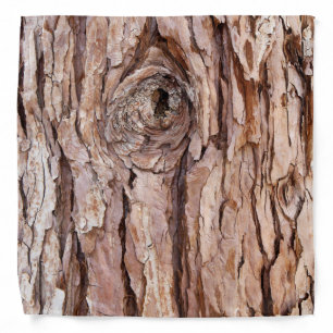 Tree Bark Texture Cool Unique Bandana