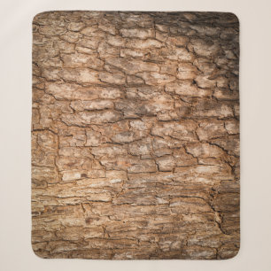 Tree bark texture, natural wood background. sherpa blanket