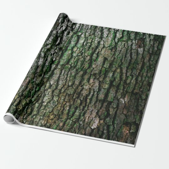 Tree bark texture wrapping paper
