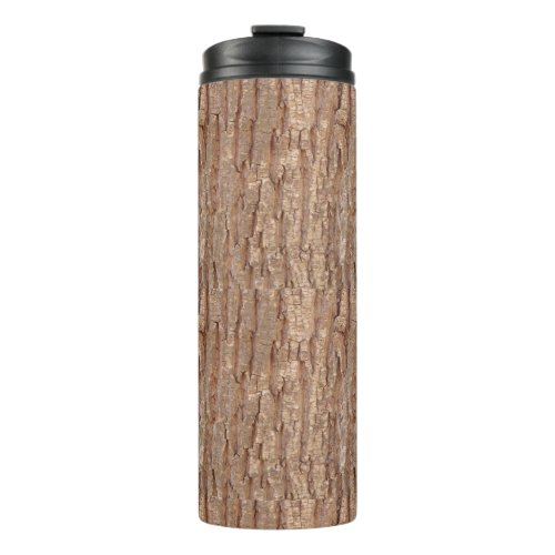 tree bark  thermal tumbler