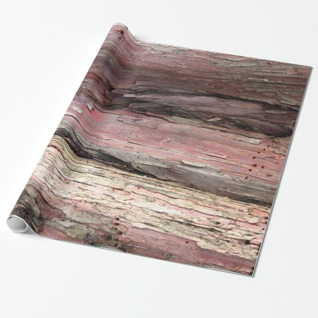 Tree Bark Wrapping Paper (Unrolled)