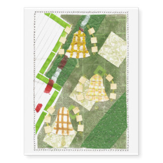 Tree Bell Temporary Tattoo