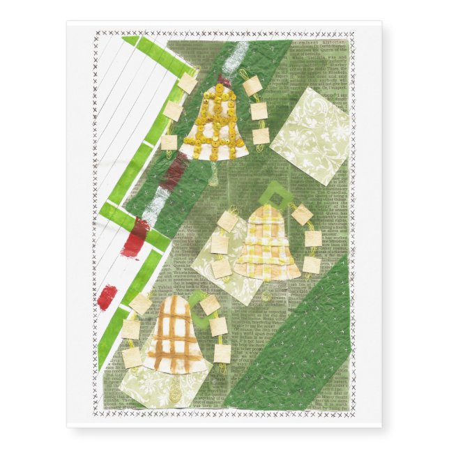 Tree Bell Temporary Tattoo (Front)