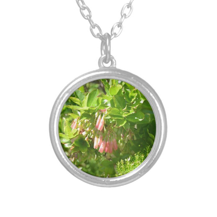 Tree Blooms   Vaccinium Cylindraceum Custom Necklace