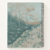 Tree Blossom Field Personalized Gratitude Journal (Back)