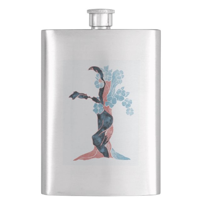 Tree Blossom Flask (Front)