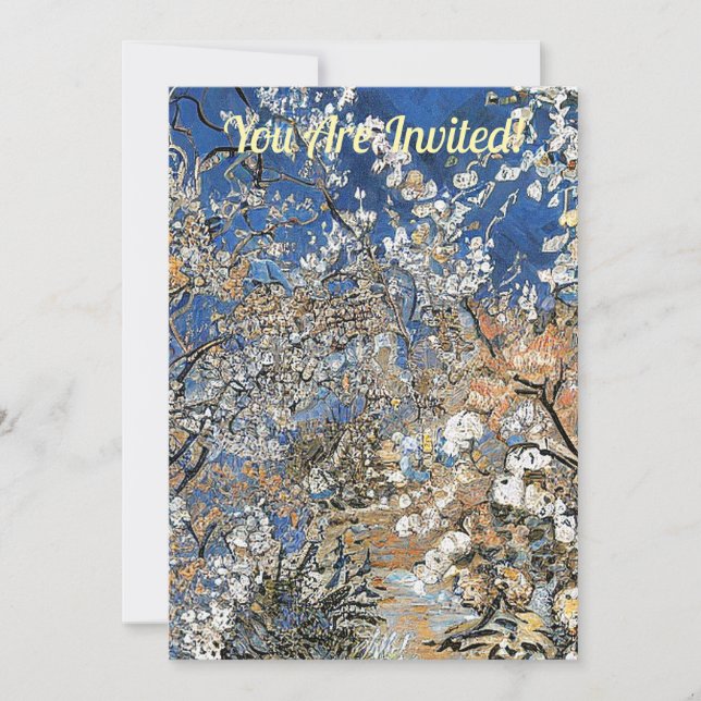 TREE BLOSSOM INVITATION (Front)