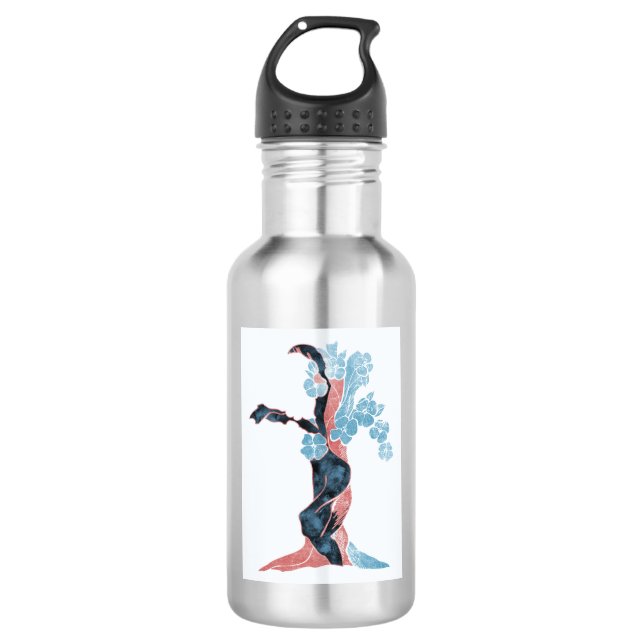 Tree Blossom Stainless Steel Water Bottle (Front)