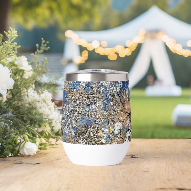 TREE BLOSSOM THERMAL WINE TUMBLER (Wedding (Rotated))