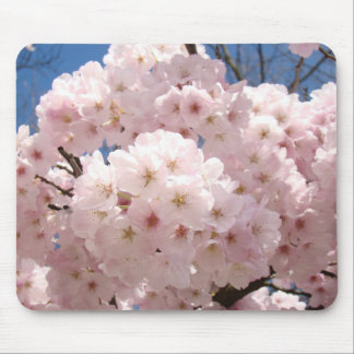 Tree Blossoms mousepad Fluff Pink Flowers