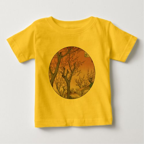 Tree Blossoms Plum Garden Japanese Baby T_Shirt