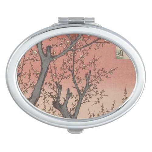 Tree Blossoms Plum Garden Japanese Compact Mirror