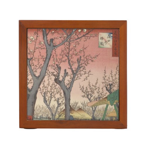 Tree Blossoms Plum Garden Japanese Pencil Holder