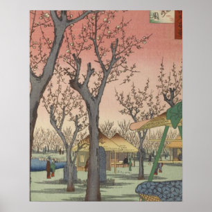 Tree Blossoms Plum Garden Japanese Poster