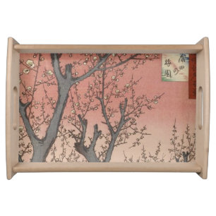 Tree Blossoms Plum Garden Japanese Serving Tray
