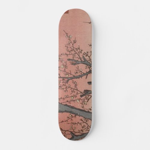 Tree Blossoms Plum Garden Japanese Skateboard