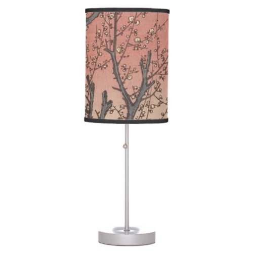 Tree Blossoms Plum Garden Japanese Table Lamp