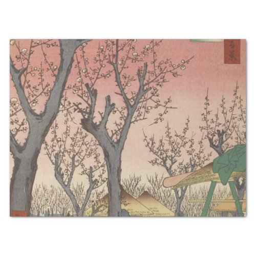 Tree Blossoms Plum Garden Japanese Tissue Paper