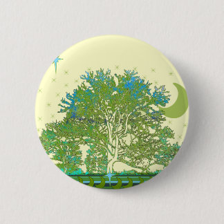 Tree Blues Pinback Button