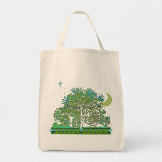 Tree Blues Tote Bag (Front)