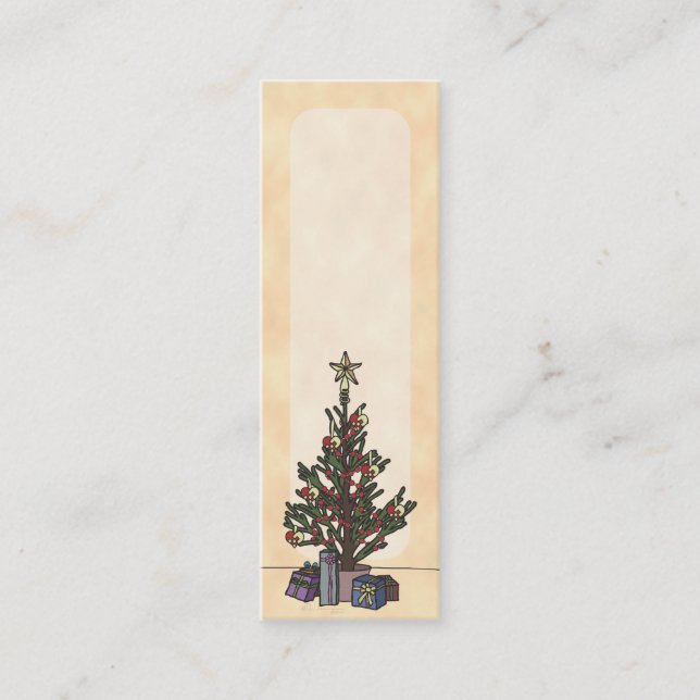 Tree, bookmarks or business card templ (Front)