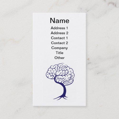 Tree brain business card